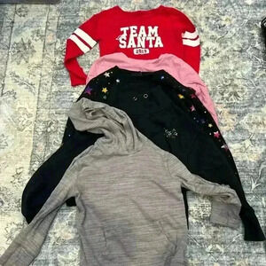Girls long sleeve shirts bundle size 6. All in good condition!